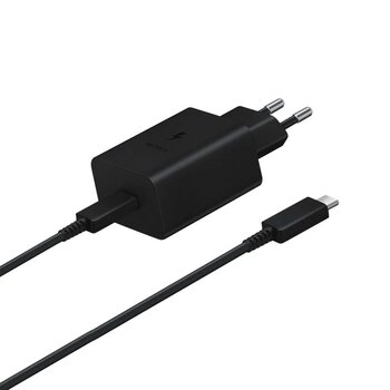 Outlet Samsung Ep-T1510 Pd 15W Şarj & 3A 1M Type-C To Type-C Kablo Siyah Ep-T1510xbegww (Samsung Türkiye Garantili) Outlet