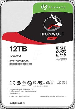 Seagate IronWolf Nas ST12000VN0008 12 TB 7200 RPM 210 MB/s Harddisk