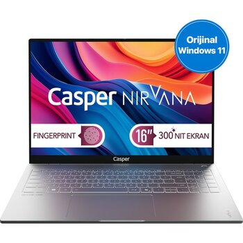 Casper Nirvana S100 300NIT i7-13620H 32GB DDR5 480GB SSD 16" W11H Laptop S100.1362-DV00A-G-F - 500 GB - 32 GB
