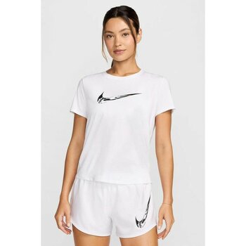 Nike One Dri-Fit Kadın Beyaz Spor Tişört - S