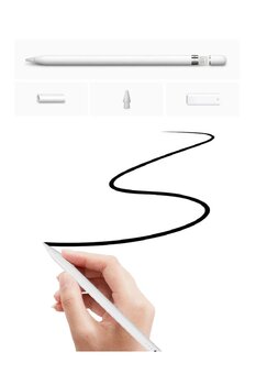 Nivda Apple Pencil iPad uyumlu Apple Pencil 2. Nesil Tablet Telefon Çizim Kalemi Pencil 2. Nesil