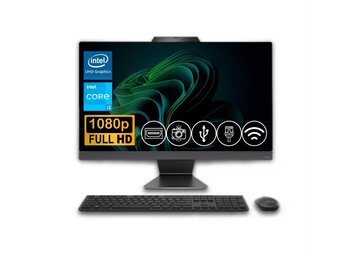 Asus A3402Wvak-I38256B0D I3-1315U 8Gb Ddr5 256Gb Ssd 23.8 Inç Free Dos Aio Masaüstü Bilgisayar Siyah