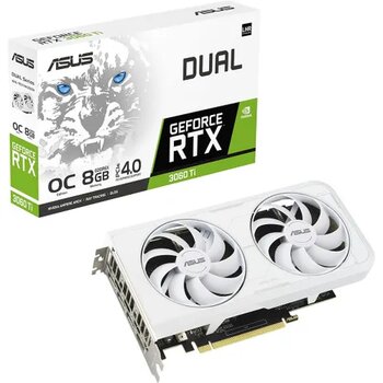 Asus Dual GeForce RTX 3060 Ti OC White 8GB GDDR6X Beyaz Ekran Kartı