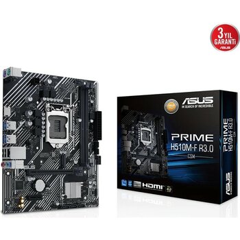 Asus Prıme H510M-F R3.0 Csm Ddr4 HDMI Pcıe 3.0 1200P V2