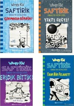 Saftirik Greg'in Günlüğü 12 - Saftirik Greg'in Günlüğü 13 - Saftirik Greg'in Günlüğü 14 - Saftirik Greg'in Günlüğü 15 - 4 Kitap - Jeff Kinney