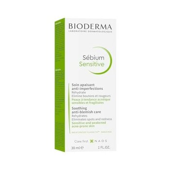 Karokstore Bioderma Sebium Sensitive Karma, Yağlı ve Akne Eğilimli Ciltler Için Yatıştırıcı ve Nemlendirici Bakım Kremi 30 ml