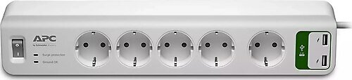 SCHNEIDER ELECTRIC PM5U-GR APC 5'Lİ AKIM KORUMALI PRİZ VE 2 USB GİRİŞİ