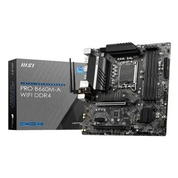 MSI PRO B660M-A DDR4 4800 mhz OC M.2 1700 p mATX Anakart