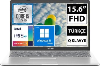 ASUS X515EA-BQ1830W / INTEL i5-1135 / 8GB / 256GB / ONBOARD / 15.6" / WINDOWS11