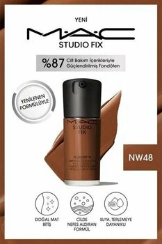 MAC Studio Fix Fluid NW48 SPF 15 30 ml Su Geçirmez Mat Fondöten