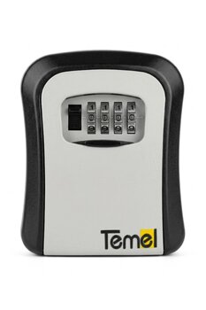 Temel Metal Şifreli Anahtar Kutusu, Duvara Montajlı, Kapaklı Dış Mekân Anahtar Saklama Kasası