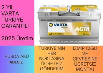 Varta Silver Dynamic G14 Start-Stop Agm 12 V 95 Ah 850 Cca Akü