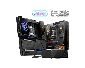 MSI MEG X870E GODLIKE WIFI Amd AM5 DDR5 8400+(OC)MHz E-ATX Gaming (Oyuncu) Anakart