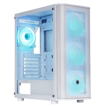 Frisby Cm- W + Double Argb Gaming Beyaz Mesh Kasa
