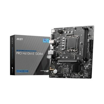 Msı Pro H610M-E Ddr4 M2 Pcıe Nvme HDMI Pcıe 16X V4.0 1700P Matx