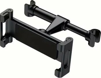 iPad Air 1 9.7 2013 Uyumlu Araç Içi Koltuk Arkası 360° Tablet Tutucu - Siyah