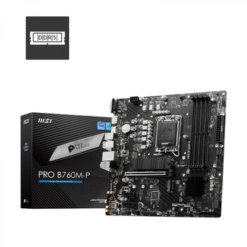 Msi Pro B760m-P Ddr5 6800mhzoc M.2 Hdmi Matx 1700p