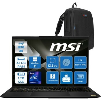 MSI Msı Prestıge 13 Aı+ Ukiyoe Edition Intel Ultra 9 288V 32GB 1tb SSD Windows 11 Home 13.3" 2.8k (2880 x 1800) OLED Taşınabilir Bilgisayar A2VMG09...