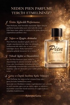 Pien Parfume INTENSE FOR MEN 602 NOIR EXTREME Kalıcı Erkek Parfümü EDP - Karanlık ve Ekstrem | Baharatlı, Kremsi ve Maskülen İmza Koku