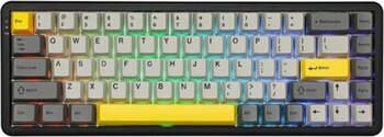 Ajazz AK680 Max RGB Hotswap Manyetik Switch Mekanik Gaming Klavye Gri