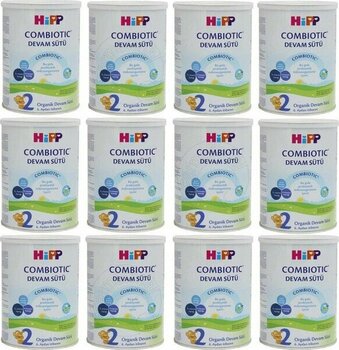 Hipp 2 Organik Combiotic Bebek Sütü 350 gr 12 Adet