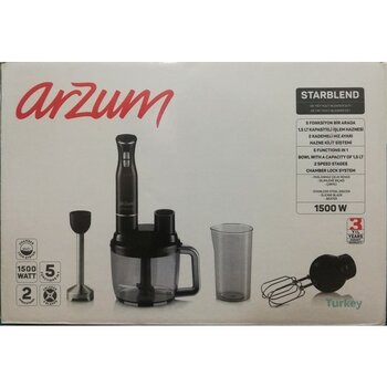 Starblend AR-1167 Multi Blender Seti - Siyah