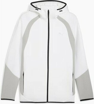 Puma Evostripe Fz Erkek Sweatshirt - S - Beyaz