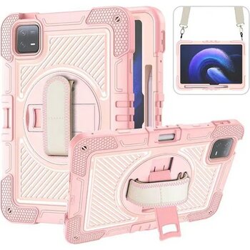 4u Sky Xiaomi Pad 6 Pad 6 Pro Rose Gold Xiaomi Pad 6 Pad 6 Pro Uyumlu Silikon + PC Tablet Kılıfı