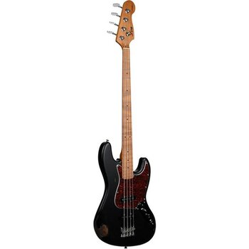 Lea LB-455-1 Bk Limited Edition Heavy Relic Bas Gitar (Black)