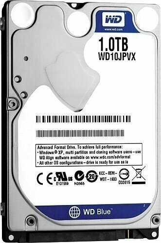Western Digital Blue WD10JPVX 1 TB 5400 RPM Harddisk
