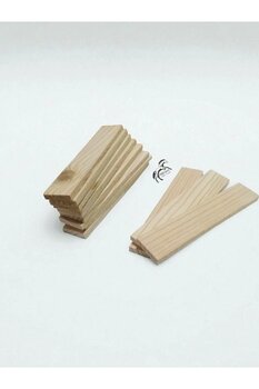 Krb Ahsap Ahşap Çubuk, Ahşap Tahta 10 Adet, Oyun Etkinlik Hobi Malzemesi