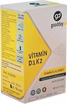 Goodday Vitamin D3+K2 Sprey 20 ml