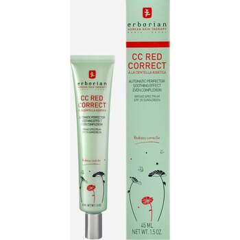 Erborıan cc Red Correct Spf 25, Yeşil Renk Krem 44,4ml - Tüm Cilt Tipleri Krem 45 ml Kızarıklık Karşıtı