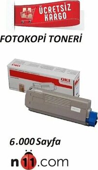 Oki C532/C532dn Yüksek Kapasiteli Sarı Toner