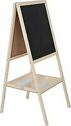 Eko Ahşap Ayaklı Çatı Tipi Yazı Tahtası Siyah 35x50 PAN299S