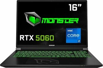 Monster Tulpar T6 V3.3.4 Intel Core i7-13700HX 16 GB 1 TB SSD NVIDIA GeForce RTX 5060 16" Dizüstü Bilgisayar