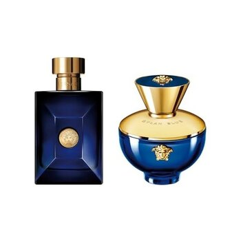 Expresstore Dylan Blue Pour Homme Edt Erkek Parfüm, 100 ml x Dylan Blue Pour Femme Edp Kadın Parfüm, 100 ml - 01 - Beyaz - Option-1