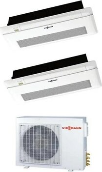 Viessmann Vitoclima Multi O3F3062M2 6.1 kW 1 Dış + 2 İç Ünite (12+18) Tek Yön Kaset Tipi Klima