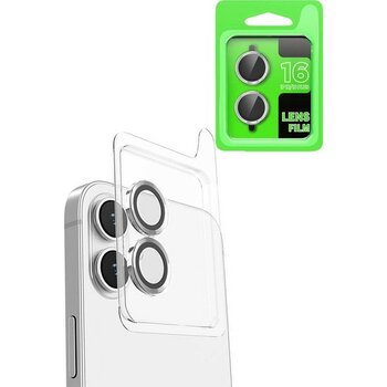 Eco Port Apple Iphone 16 Raze Metal Kamera Lens - Beyaz