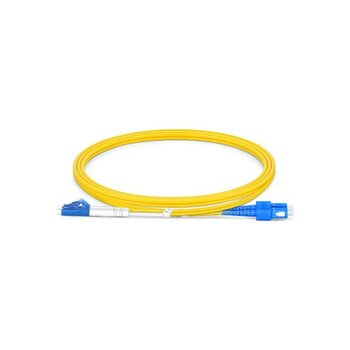 10 Adet Sc-Lc Sm Dx Fiber Optik Patch Kablo 1/3/5 Metre – Single Mode Duplex – Yüksek Hızlı Ağ Bağlantısı - 1 m