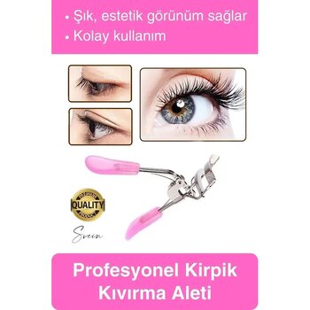 Svein Premium Kirpik Kıvırma Makinesi Manuel Paslanmaz Çelik Şekillendirici Kirpik Kıvırıcı