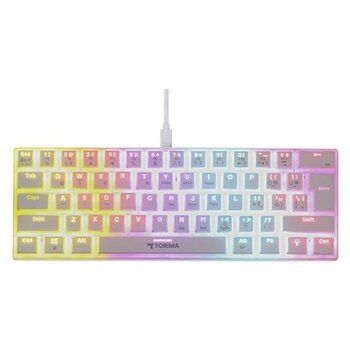 Torima Kablolu Klavye Rgb Işıklı Mekanik Q Klavye TK04 Beyaz