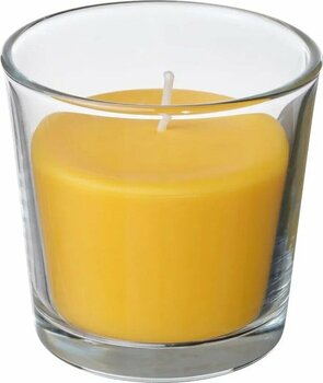 IKEA Svartoxbar Bardakta Kokulu Mum Sarı 25 Saat Mimoza