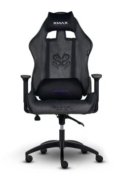 XMAX / Rio Balerion Koyu Gri Kadife Terletmez Kumaş Gaming Oyuncu Koltuğu / 120 Kg Taşır