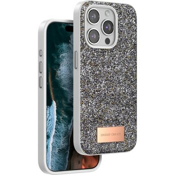 iPhone 14 Pro Max Bright Simli Kapak - Gümüş - TNC8134-5710 - Çok Renkli