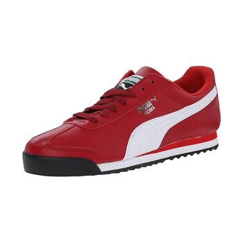 Puma 353572 42 Roma Basic Erkek Sneaker Ayakkabı Kırmızı Açık Gri 45
