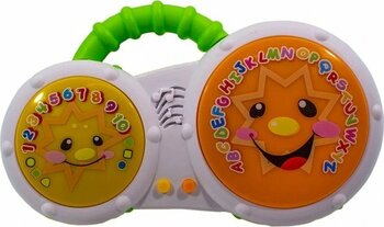 Oyuncak Davul İkili Davul Seti Işıklı Sesli Sevimli Davullar