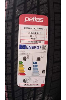 Petlas 215/65 R17 TL 99H EXPLERO A/S PT411 SUV DÖRT MEVSİM 2026 ÜRETİM