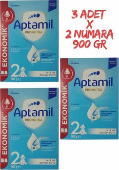 Aptamil Pronutra 2 Devam Sütü 900 gr 6-9 Ay 3 Adet