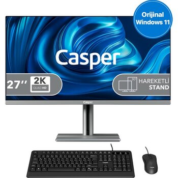 Casper Nirvana A87.210H-DF00A-V-G Intel Core 5-210H 32GB RAM 1TB NVME SSD Windows 11 Home All In One